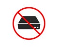 Mini pc icon. Small computer device sign. Vector