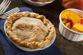 Mini Peach Pie Dessert Royalty Free Stock Photo