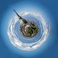 Mini Planet Or Globe Of Turin City Center, In