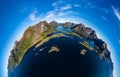 Mini planet Lofoten is an archipelago in the county of Nordland, Norway