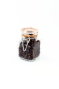 Mini Preserving Jar filled with Roasted Coffee Beans Royalty Free Stock Photo