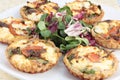 Mini quiches or tarts