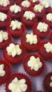 Mini Red Velvet Cupcakes - Freshly Baked - Just out of the oven - Bakery Style Cakes