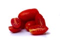 Mini roma red tomatoes Royalty Free Stock Photo