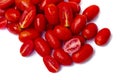 Mini roma red tomatoes Royalty Free Stock Photo