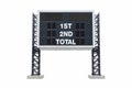 Mini scoreboard stadium. with clipping path