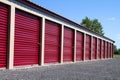 Mini Self Storage Rental Units Royalty Free Stock Photo