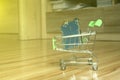 Mini shopping trolley with an arduino board as a concept of purchasing electronic components