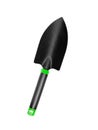 Mini shovel isolated on white Royalty Free Stock Photo