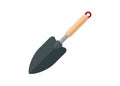 Mini shovel. Simple flat illustration.