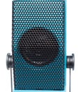 Mini speaker Microphone, on white background Royalty Free Stock Photo