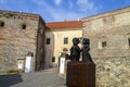 Mini-statue of Countess Ilona Zrini and Count Imre Tekeli in castle Palanok