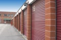 Mini Storage Unit Doors Royalty Free Stock Photo