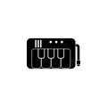 mini synthesizer icon. Element of simple music icon for mobile concept and web apps. Isolated mini synthesizer icon can be used