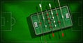 Mini Table Football Game with Soccer Ball Royalty Free Stock Photo