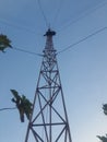 Mini tower telecomunication Royalty Free Stock Photo