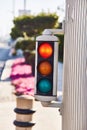 Mini traffic light. Duplicate traffic lights in Dubai.