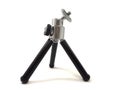 Mini Tripod with ball head on white background Royalty Free Stock Photo