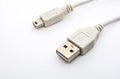 A Mini USB Plug And A Type A USB Plug Royalty Free Stock Photo