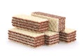 Mini wafers stick closeup Royalty Free Stock Photo