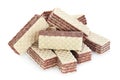 Mini wafers stick closeup Royalty Free Stock Photo