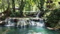 Mini Waterfall in the Park Royalty Free Stock Photo