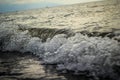 Mini wave on sea Royalty Free Stock Photo