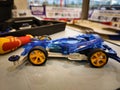Mini 4WD Astro Boomerang Clear Blue Special Royalty Free Stock Photo