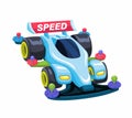 Mini 4wd car toy. racing competition symbol cartoon illustration vector Royalty Free Stock Photo