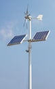 Mini wind power and solar panels