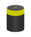 Mini Wireless Speaker Icon to Play Music Animated Vector Illustration