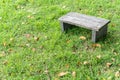 Mini wooden stool Royalty Free Stock Photo