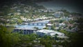 Miniature aerial picture image of Noosa River Royalty Free Stock Photo