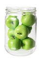 Miniature Apples in Glass Jar