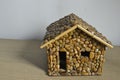 Miniature boulder house for low-income population very common in the North and Northeast of Brazil, South America Royalty Free Stock Photo