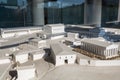 Miniature buildings of remains of Ancient Agora of Classical Athens, Greece