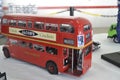 Hobby. Miniature bus - plastic model - originally from England miniature bus - plastic model in scale plastic model event