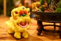 Miniature Chinese Lion Dancer Decoration and Toy