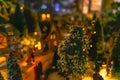 Miniature Christmas Village Background Royalty Free Stock Photo