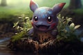 Miniature Cute pocket monster. Generate ai