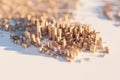 Miniature 3D New York City. Little NYC.