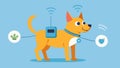 A miniature device that clips onto your pets fur tracking their daily activity and alerting you if they need more