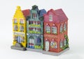 Miniature Dutch Canal Houses Royalty Free Stock Photo