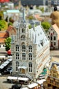Miniature Dutch church at Madurodam miniature park, The Hague, Netherlands