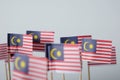 Miniature flag of malaysia