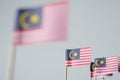 Miniature flag of malaysia