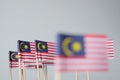 Miniature flag of malaysia