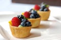 Miniature fruit tart