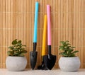 Miniature garden tools for transplanting plants, home hobby