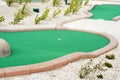 Miniature golf Royalty Free Stock Photo